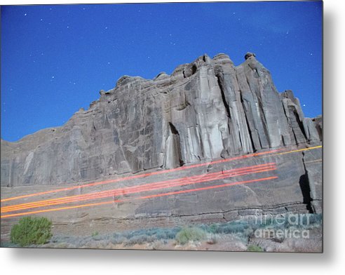 Arches National Park at Night - Metal Print