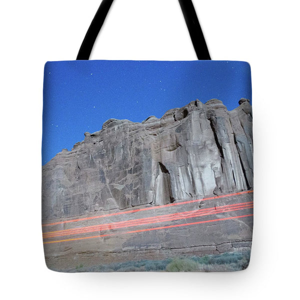 Arches National Park at Night - Tote Bag