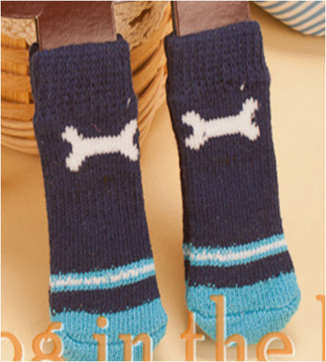 TrendyBracelets.Biz.Dog Socks with Non Skid Bottoms
