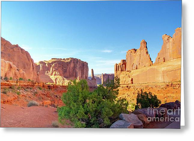 Arches National Park - Wall Street - Greeting Card