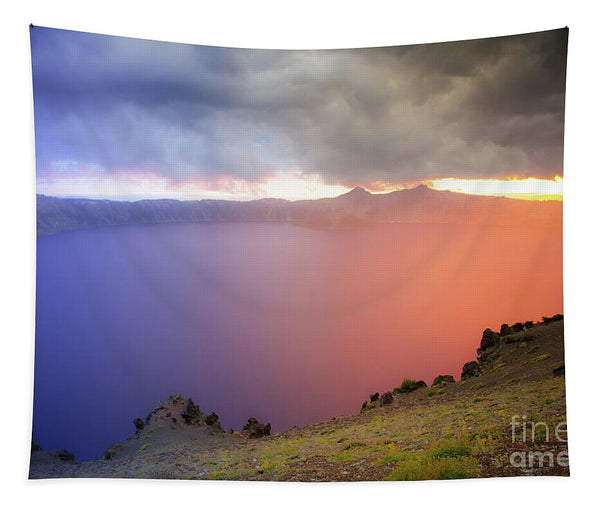 Crater Lake National Park at Sunset - Tapestry