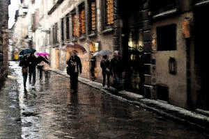 ITL-0006-Firenze Rain - Art Print