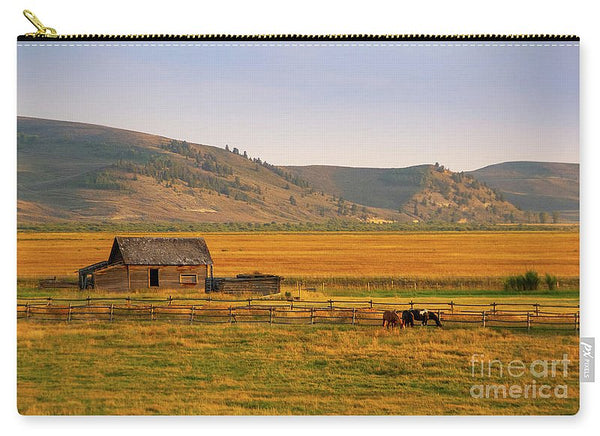 Keogh Ranch Landscape - Daniel Wyoming - Carry-All Pouch