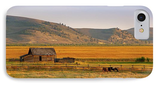 Keogh Ranch Landscape - Daniel Wyoming - Phone Case