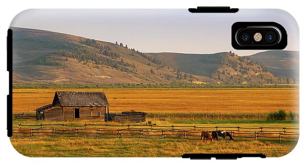 Keogh Ranch Landscape - Daniel Wyoming - Phone Case