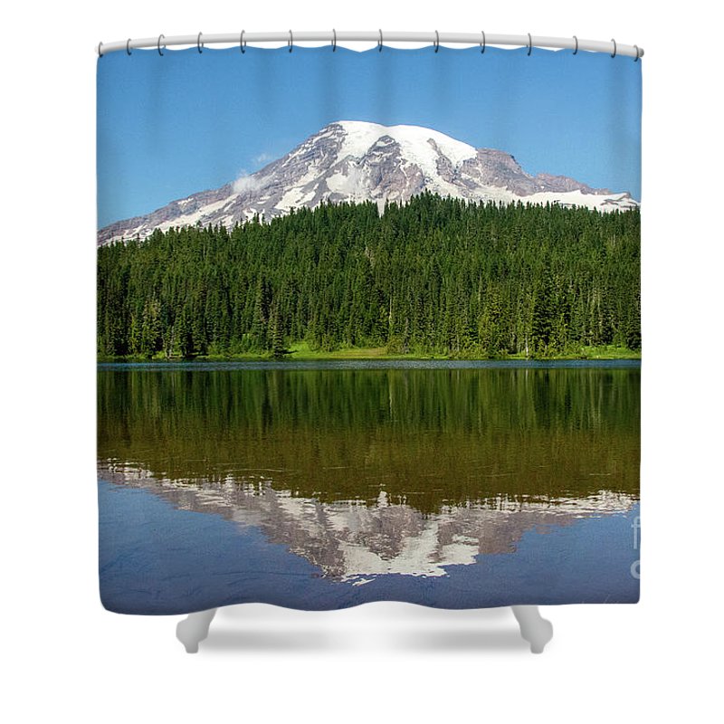 Mt Rainier  - Shower Curtain