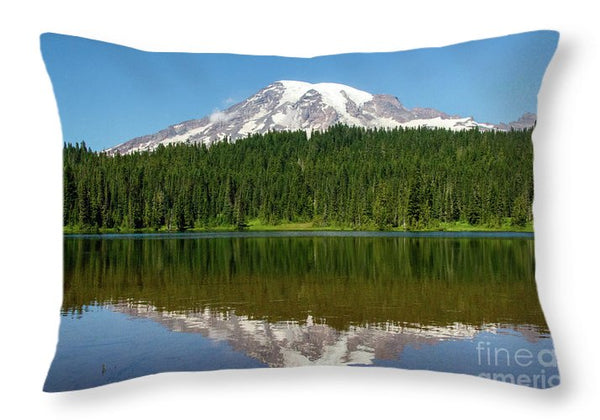 Mt Rainier  - Throw Pillow