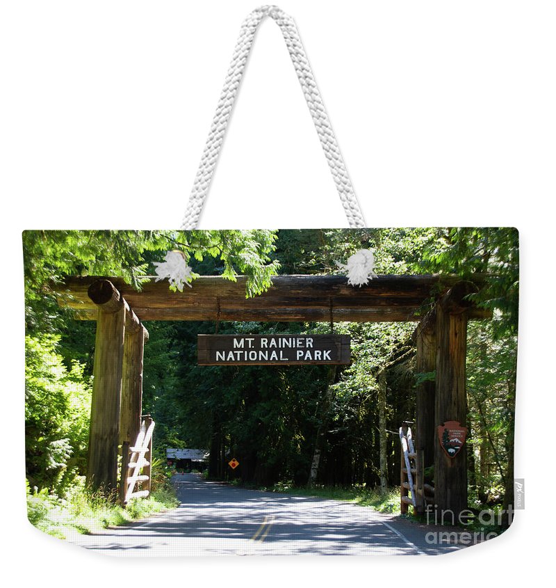 Mt Rainier National Park - Weekender Tote Bag