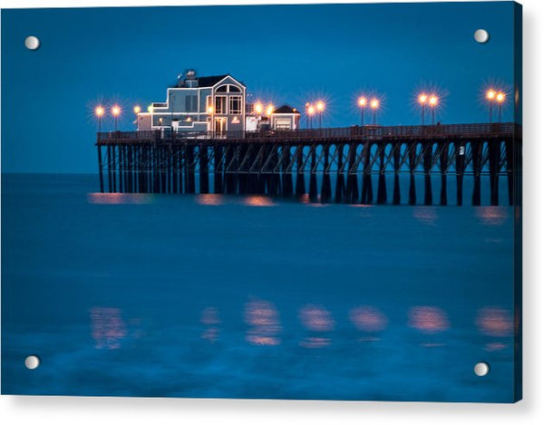 USA-0013-Oceanside Pier Just Before Sunrise - Acrylic Print