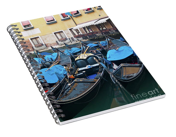 Venetian Gondolas - Spiral Notebook